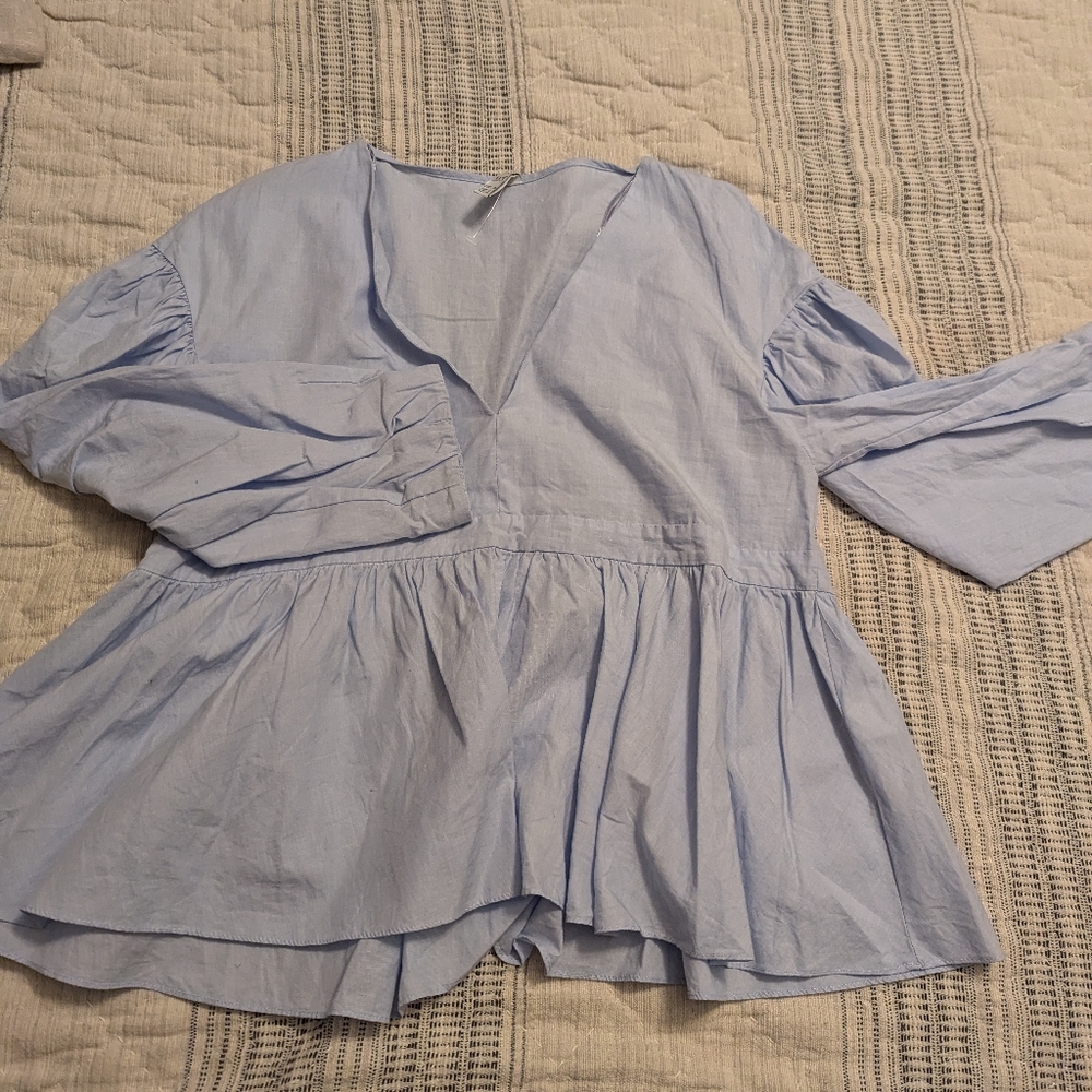 Zara baby doll 100% cotton top